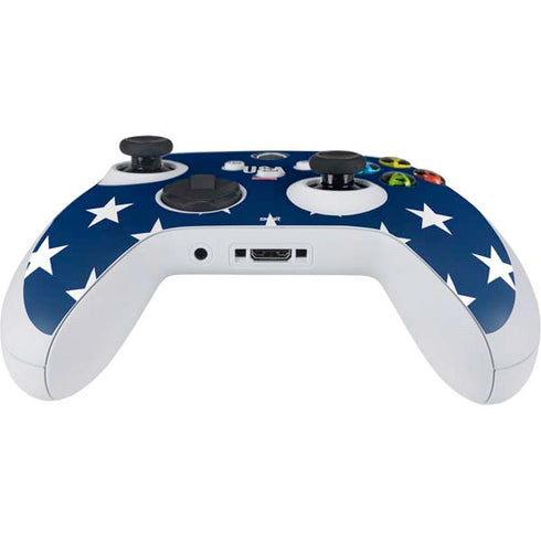 USA Flag Stars Xbox Series S Controller Skin